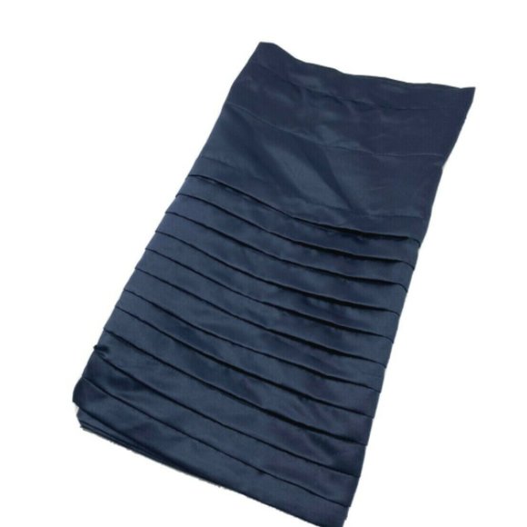 Allen + Roth Luxury Navy Blue Valance Curtain - Picture 2 of 6